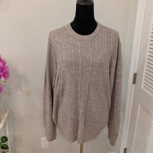 Docker's Men's Crewneck Sweater - Gray Siy Medium